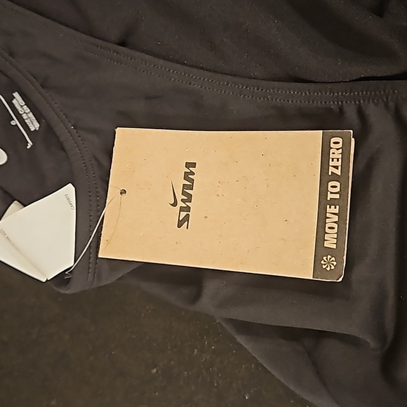 💕NIKE💕 U-Back One-Piece Swimsuit ~ Jet Black Large L NWT - Picture 8 of 12